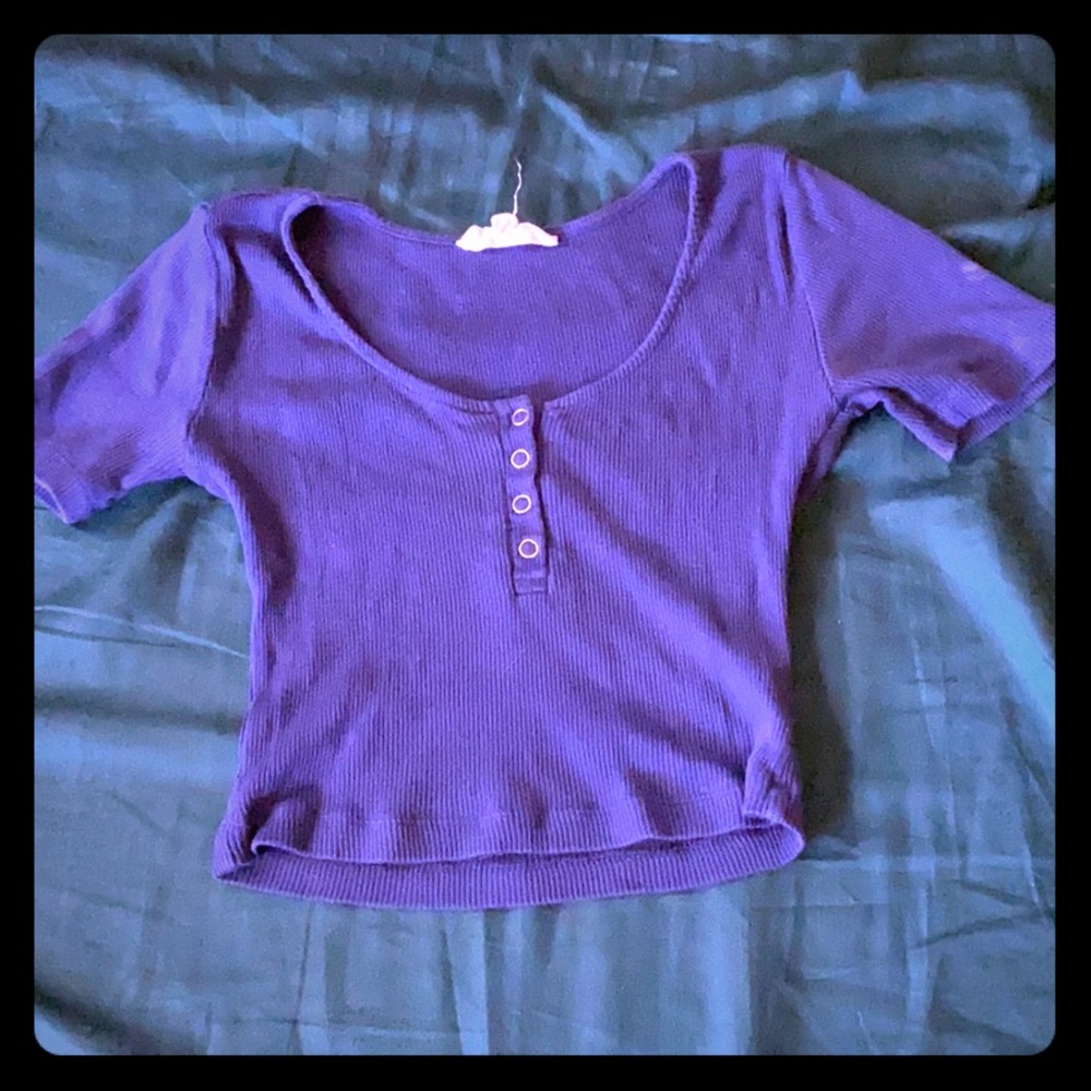 Dark Blue crop top